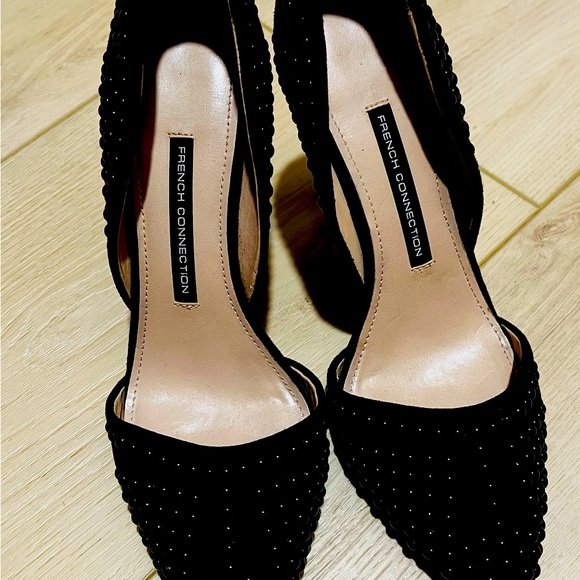 French Connection Ellis Studded D’Orsay Dress Pumps - Picture 3 of 3